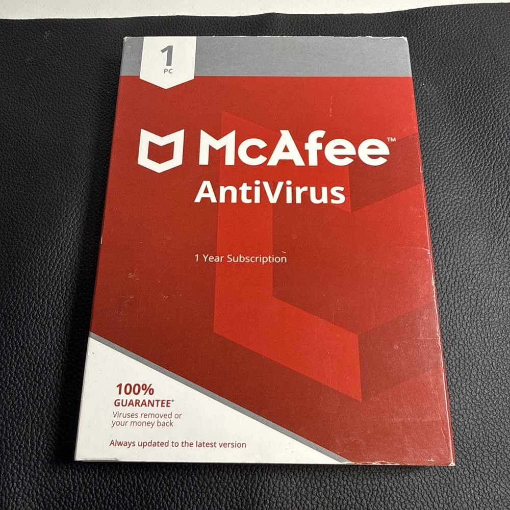 Mcafee Antivirus Pc Only Windows 10 Disc One Year Subsciption
