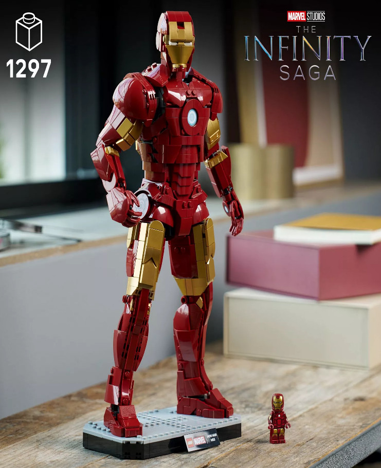 [ BIG SALE ] LEGO Iron Man Mark 3 Display Set 76344