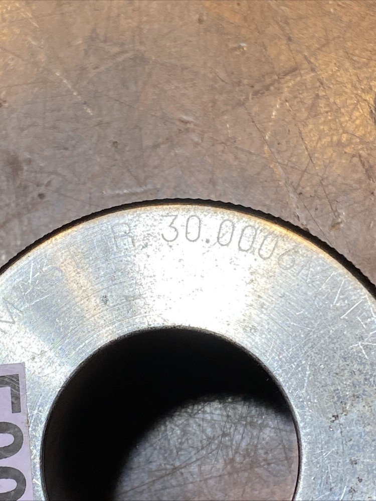 GSG Plain Smooth Bore Ring Gage Master 30.0006 Class Z (D13)