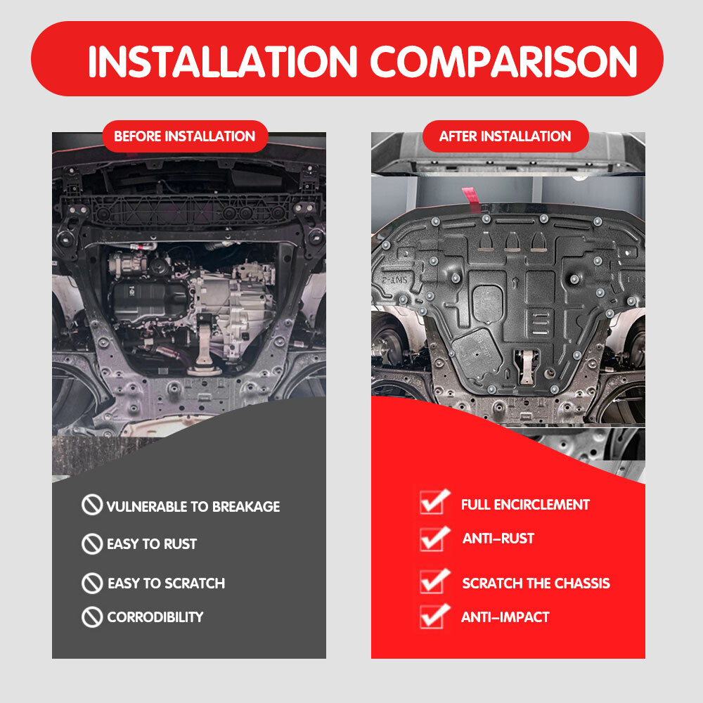 Engine Under Cover Fit For 2020-2023 Hyundai Sonata Splash Shield Front Support