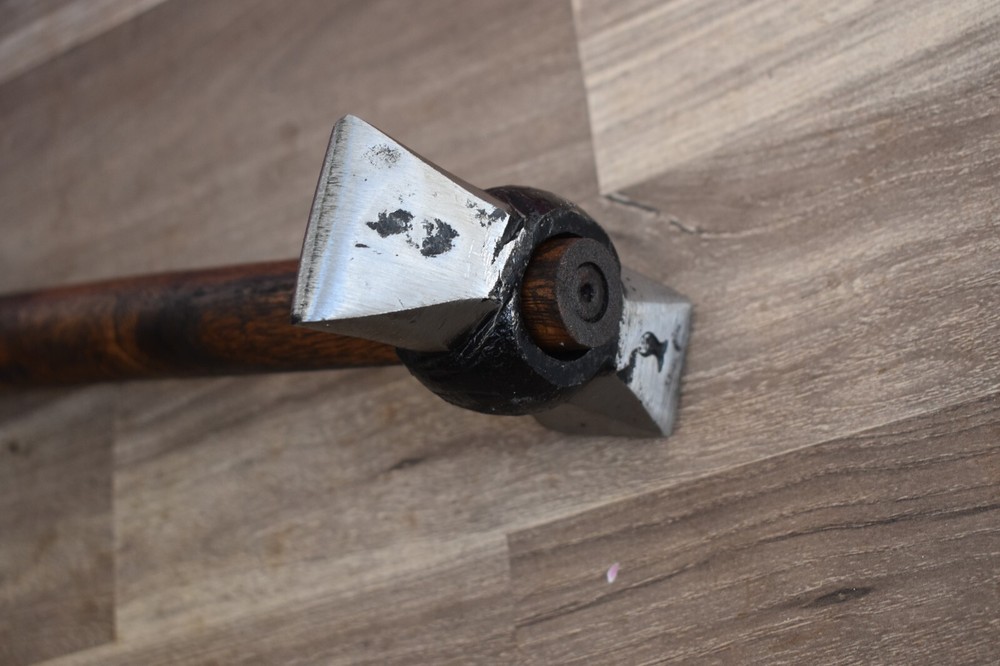 Blacksmith Hammer Iron Handforged Wood Working Square Head Hammer Tool Workshop