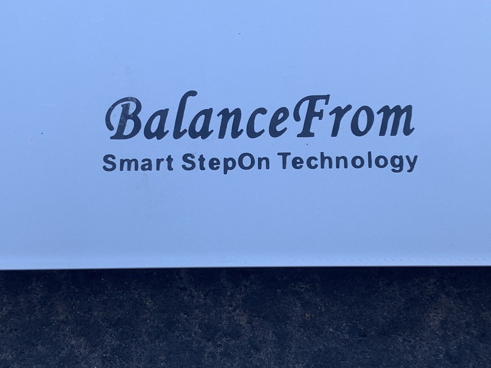 BalanceFrom Bathroom Scale Digital Body Weight with Step-On Technology - Silver 