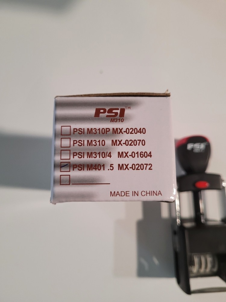 PSI 401.5 Self Inking Dater