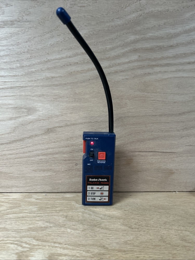 Radio Shack Talking Robie Robot Original Remote, Powers On!