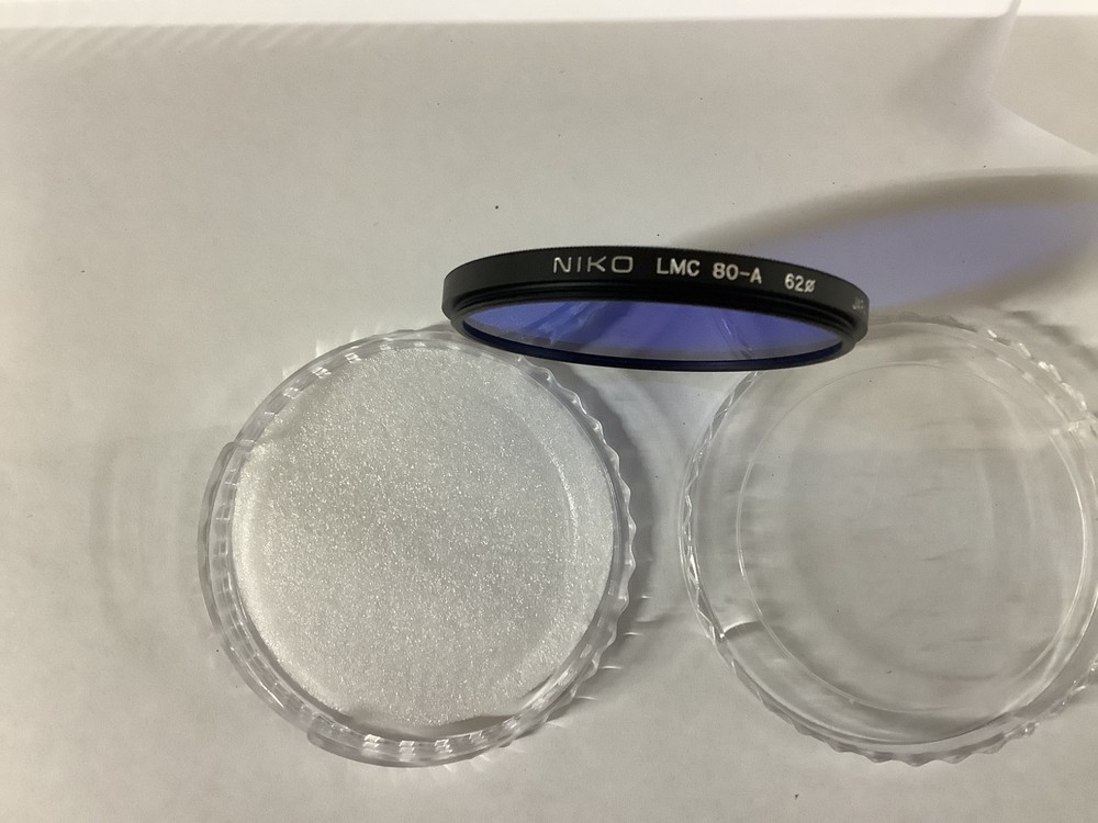 Lens Filter: Blue Niko LMC 80-A 62 mm