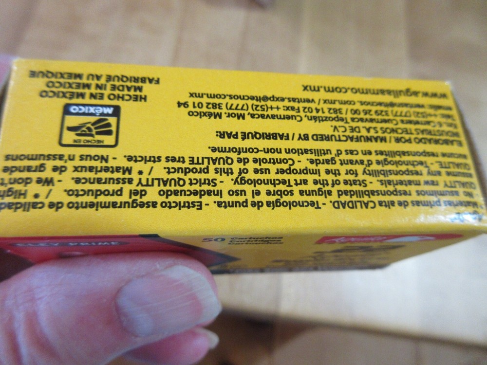 Empty Ammo Box Aguila Eley Prime 22 Super Extra Mexico (w17) #59