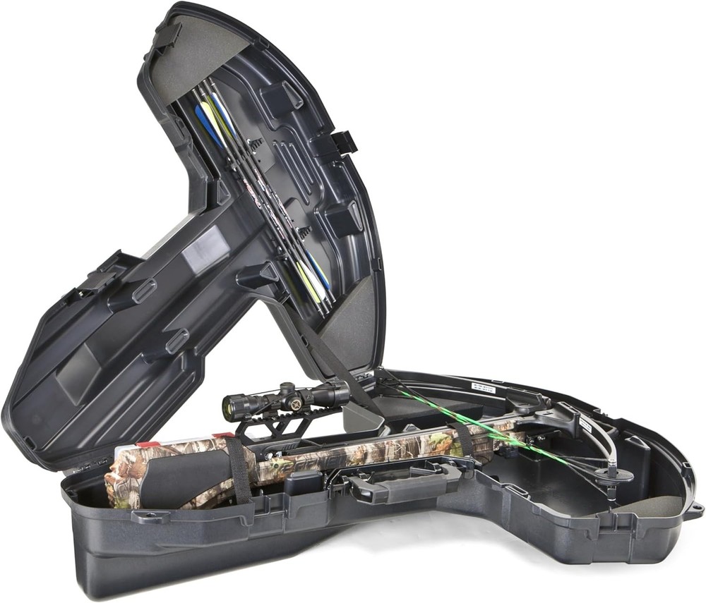 Archery Storage Solution: Bowmax Hard Case with Swivel Handle & Tie-Down Straps