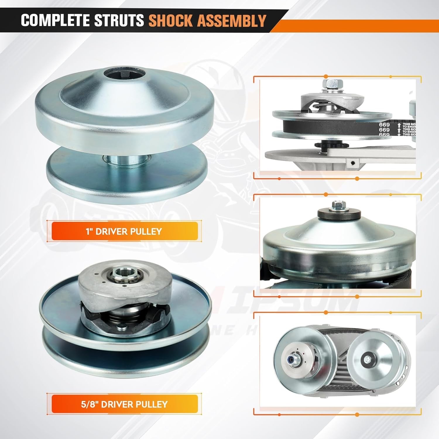 30 Series Go Kart Torque Converter Clutch 1" Bore Transmission 10T #40 41 420