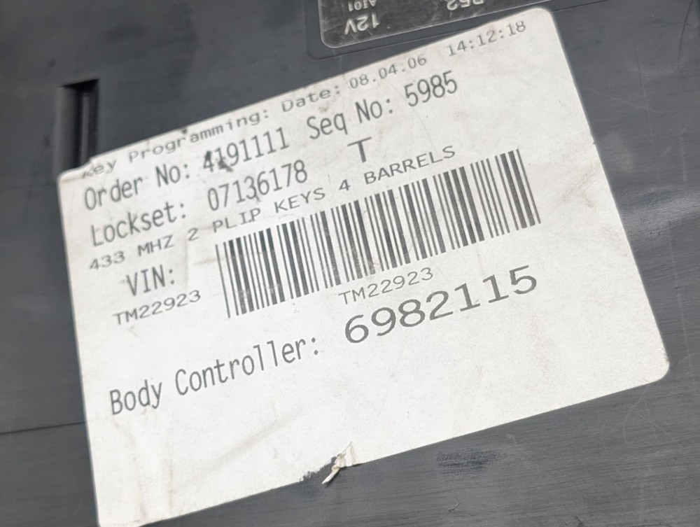 Mini Cooper R52 Convertible Control Module 6982115