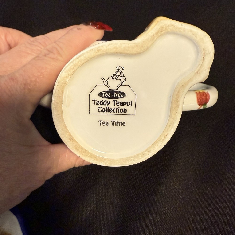 TEA- NEE TEDDY TEA POT COLLECTION: "TEA TIME" TEA POT