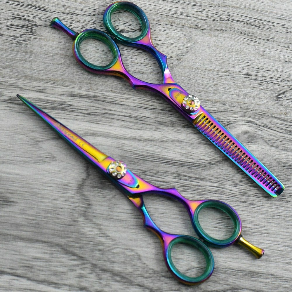5.5"  MULTI Professional Barber Shears Hairdressing Cutting Thinning Scissors