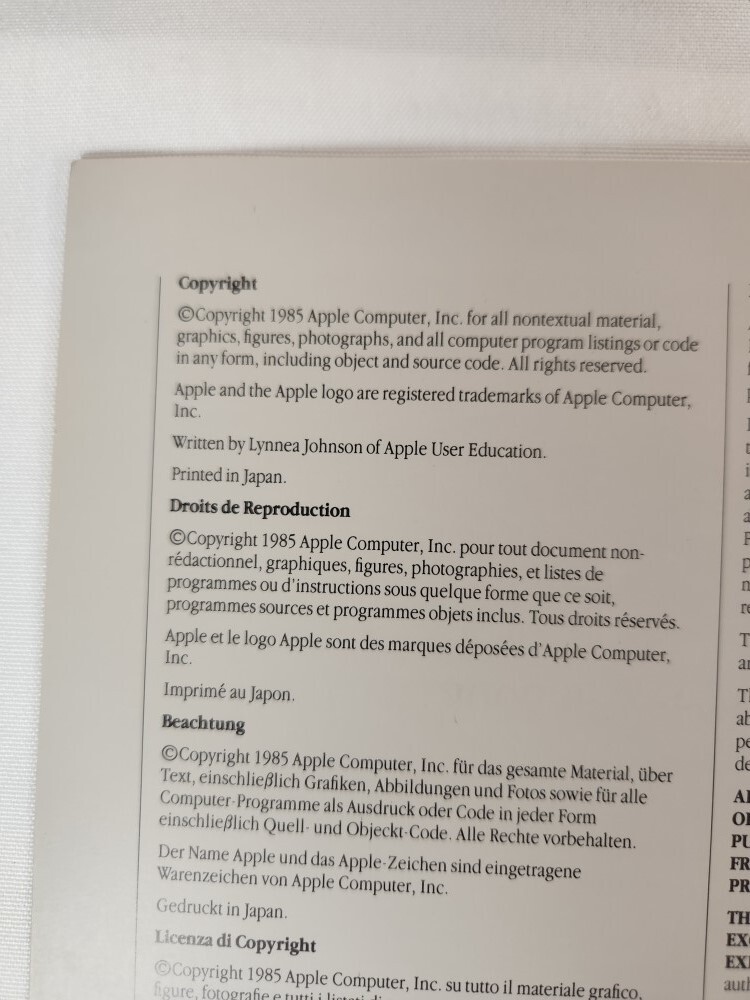 Apple Computer Macintosh 800K External Drive 1985 Manual ~ Vintage Computing