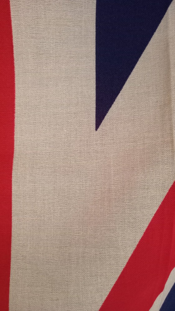 Large Big British flag with hooks. 154x92 cm.