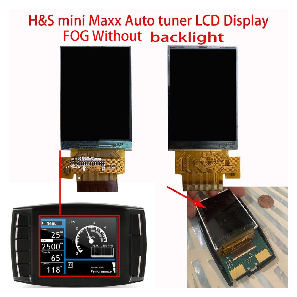 Replacement LCD Display Screen H&S mini Maxx FOG Without backlight