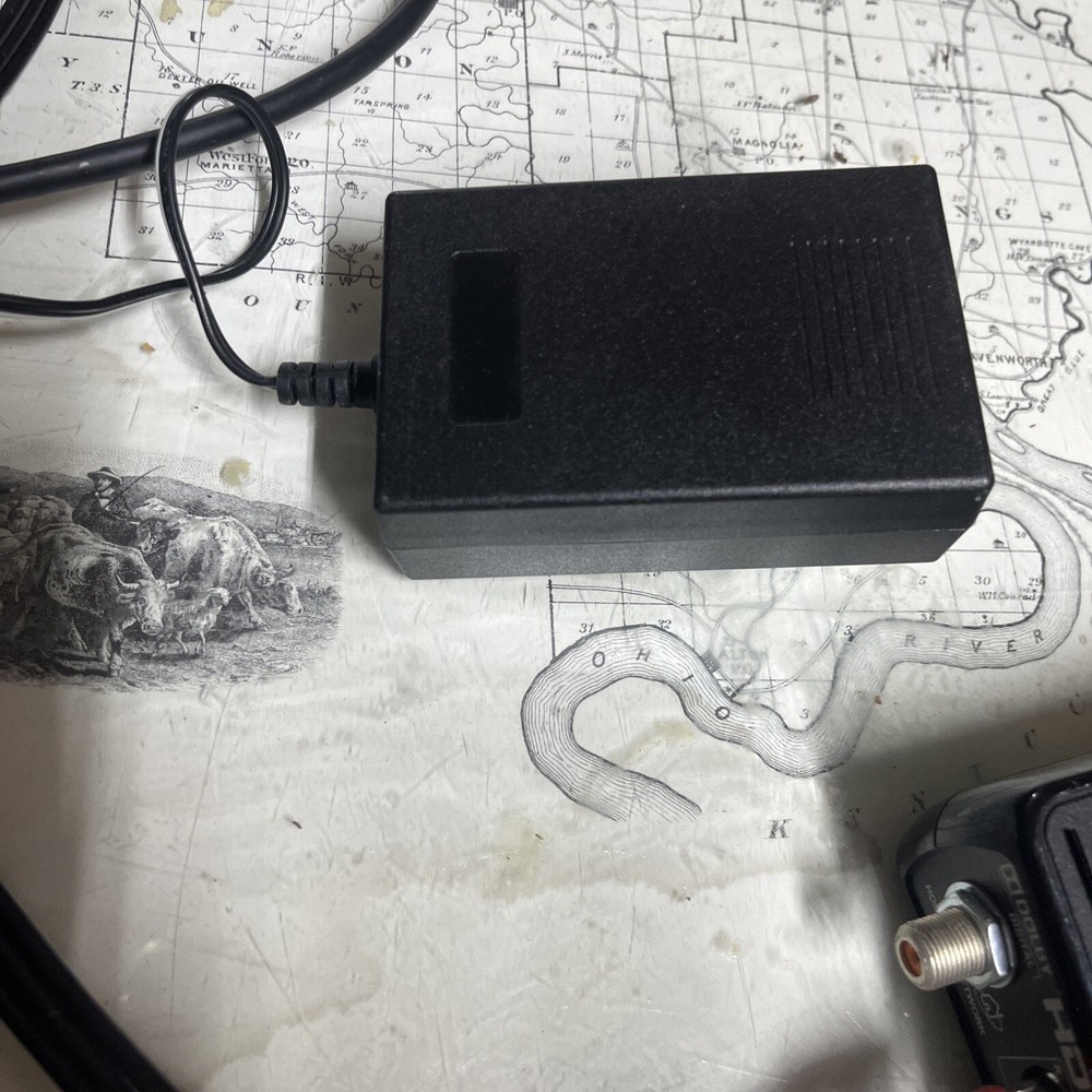 DISH NETWORK JOEY ACCESS POINT with power cord Echostar receiver And Cables
