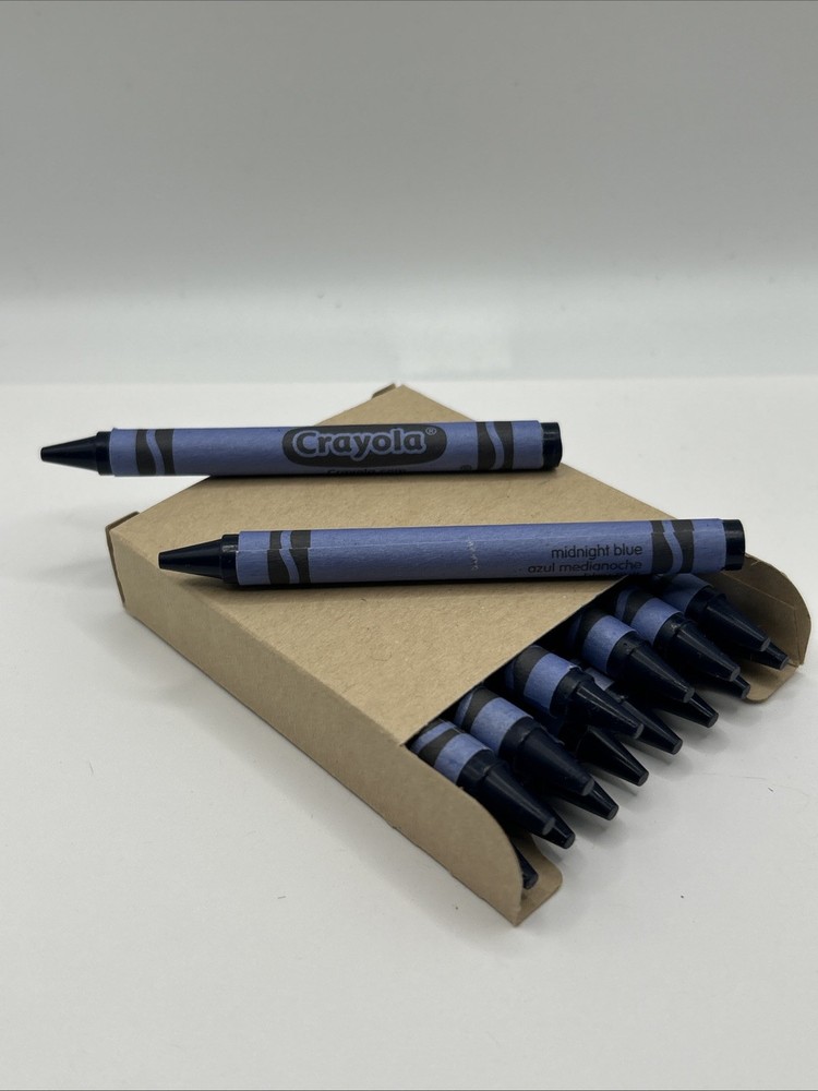 (16) Crayola Crayons (midnight blue) BULK