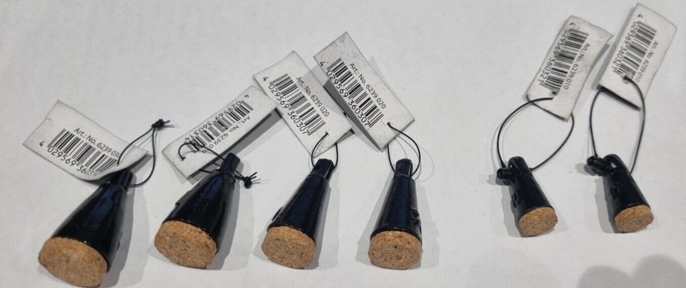 Coarse Fishing Cork Plummets Assorted Pack Sizes X 6