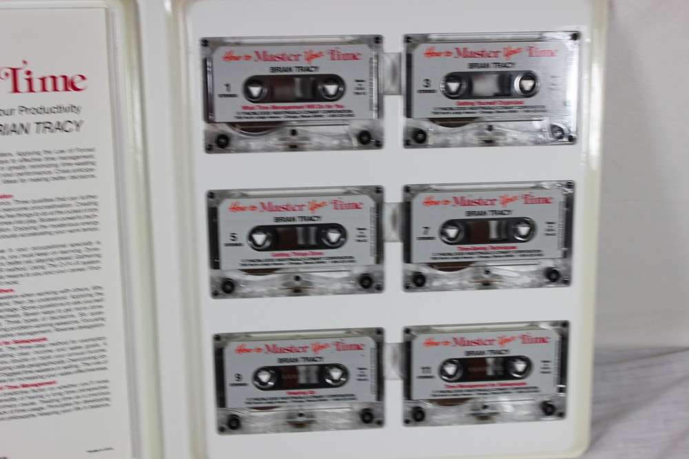 How to Master Your Time 6-Cassette Home Study Course ~ Brian Tracy