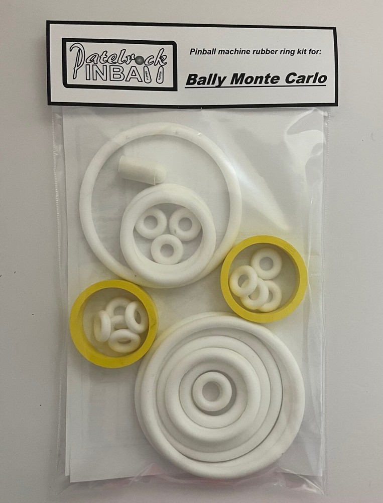 1973 Bally Monte Carlo Pinball Machine Rubber Ring Kit