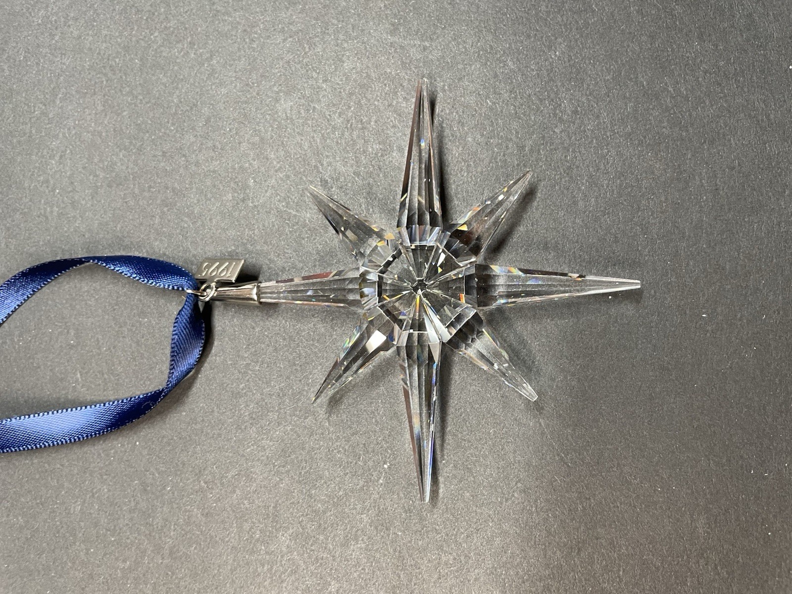 Swarovski Crystal 1995 Large Annual Edition Christmas Holiday Ornament 194700