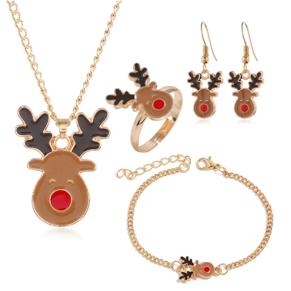 Reindeer Jewelry Set