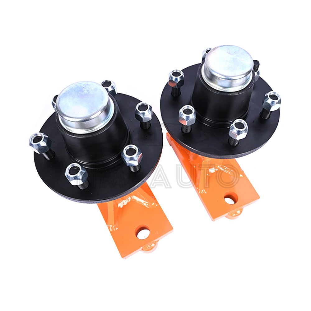 6 x 5.5 Lug Superior Shipping Container Wheels Bolt-on Spindle Kit