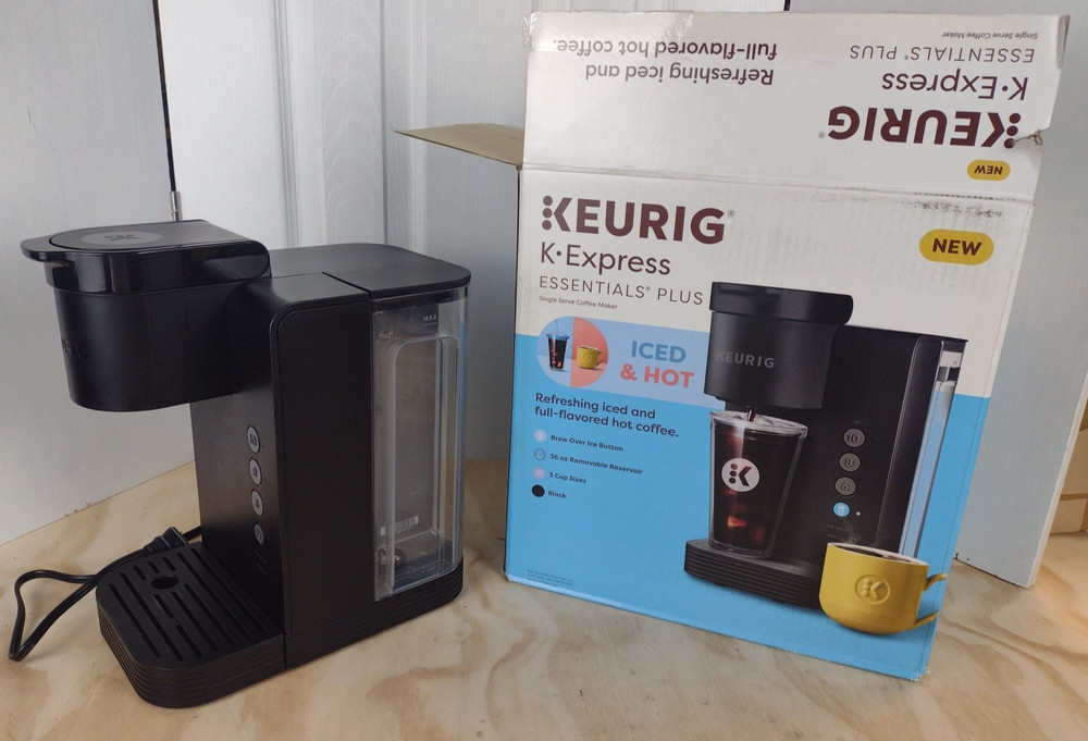 Keurig K-Express Essentials Single Serve K-Cup Coffee Maker Black Open box