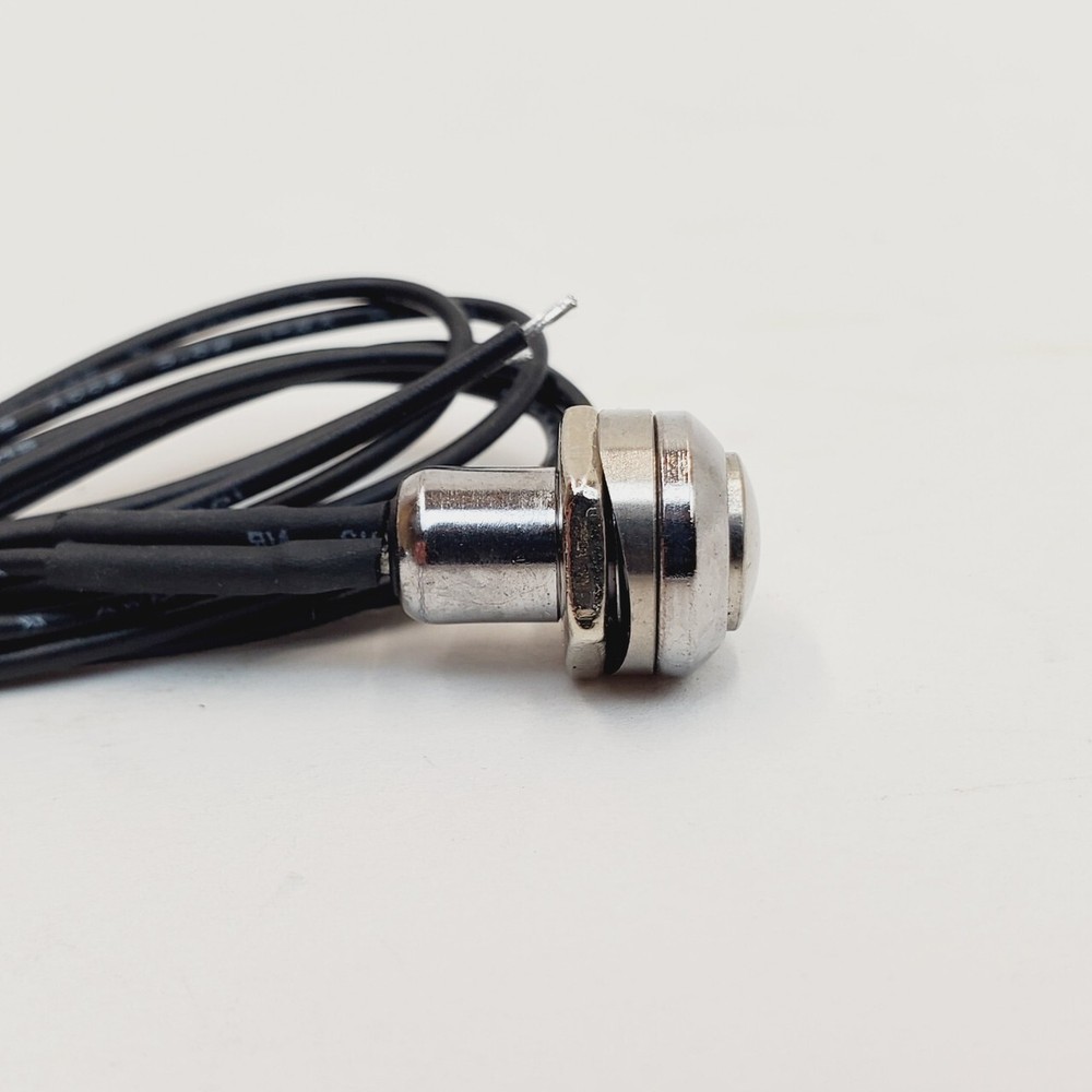 Momentary Push-Button Switch for Motorcycle Handlebars or Flat Surfaces