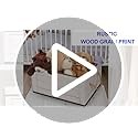 Livememory Memory Box for Keepsake, Decorative Storage Box with Lids and Handles