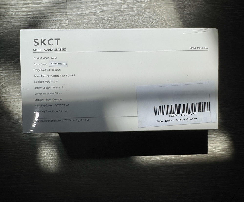 SKCT SMART Audio Wireless Bluetooth Glasses