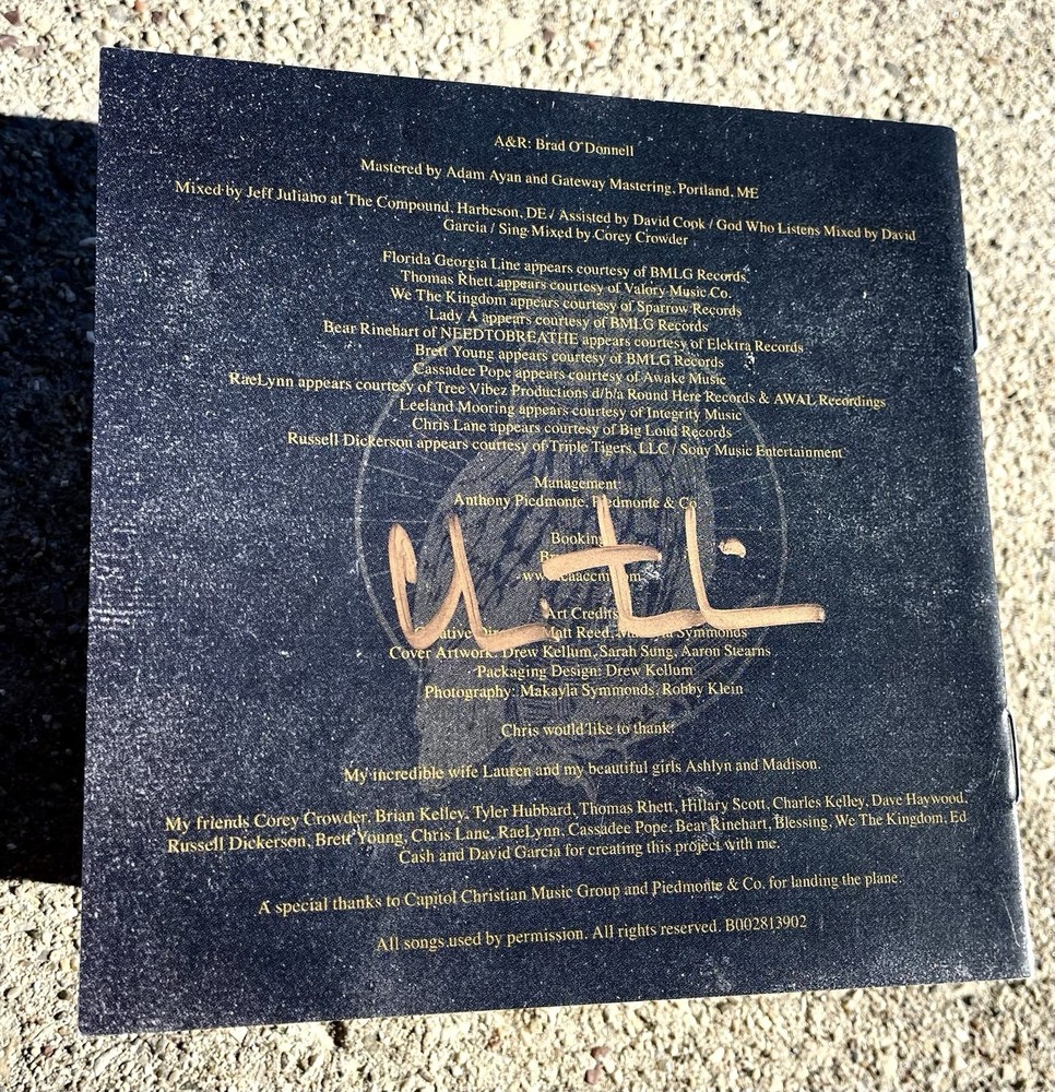 CHRIS TOMLIN SIGNED CD JSA COA