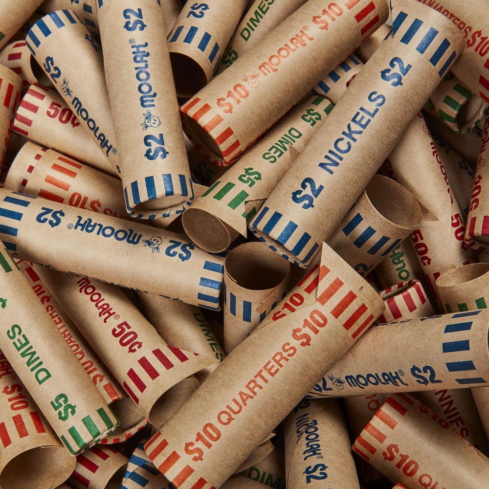 Coin Wrappers Paper Assorted Denominations