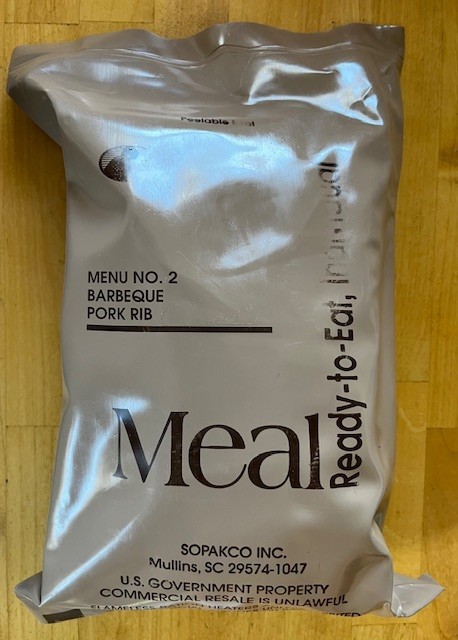 2007 Barbeque Pork Rib, Menu No. 2, MRE