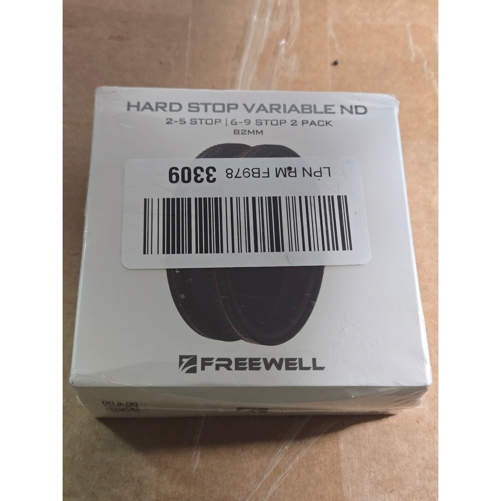 Freewell 82mm Variable ND Filter 2-5 & 6-9 Stop 2 Pack New Sealed