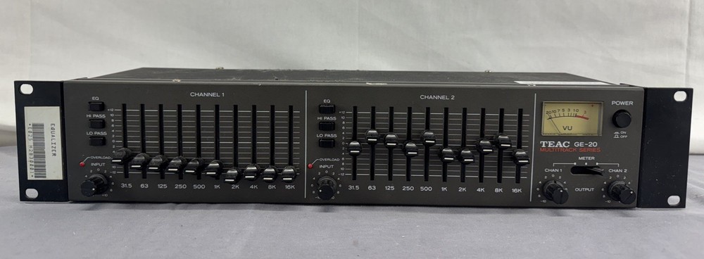 TEAC GE-20 GRAPHIC EQUALIZER  UNTESTED!!