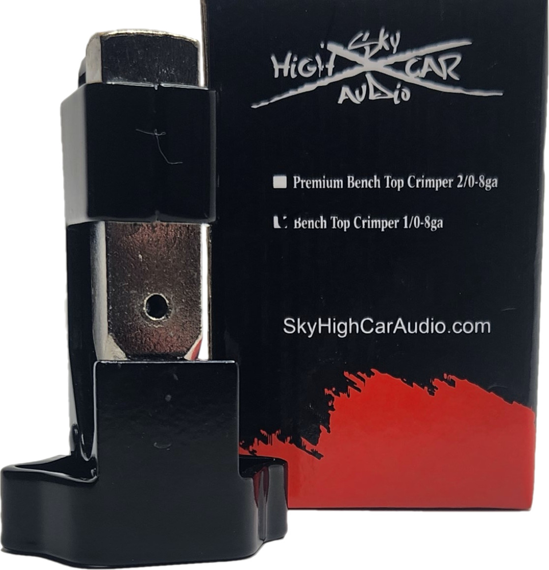 Sky High Car Audio Bench Top Hammer Crimper Tool For Wire 1/0 - 8 GA