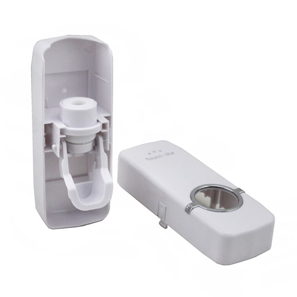 Automatic Toothpaste Dispenser + 5 Toothbrush Holder Set Wall Mount Stand 2 Sets