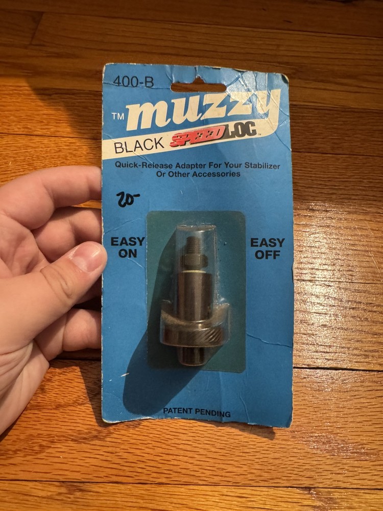 Muzzy Black Speed Loc Quick Release Adapter  400-B