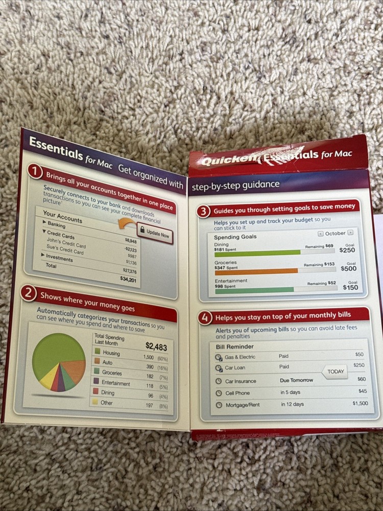 Quicken Essentials for Mac (2010 version)