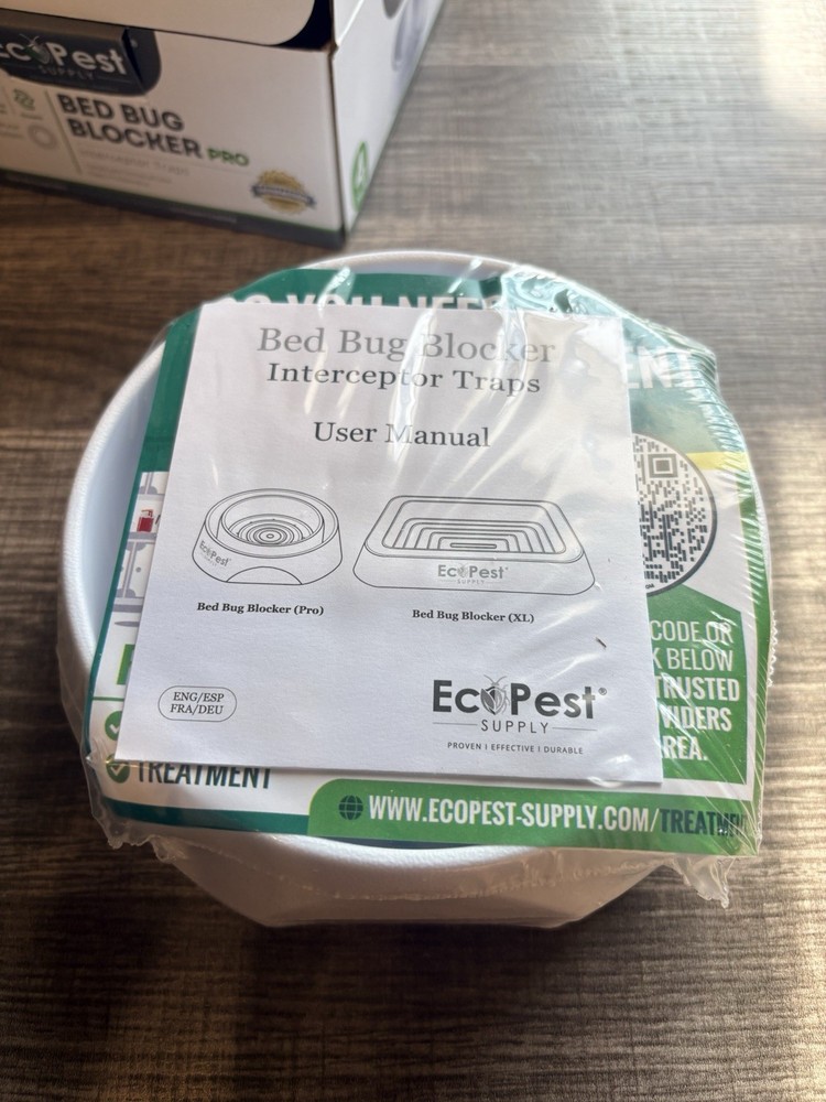 Bed Bug Interceptors – 4 Pack | Bed Bug Blocker (Pro) Interceptor Traps | Insect