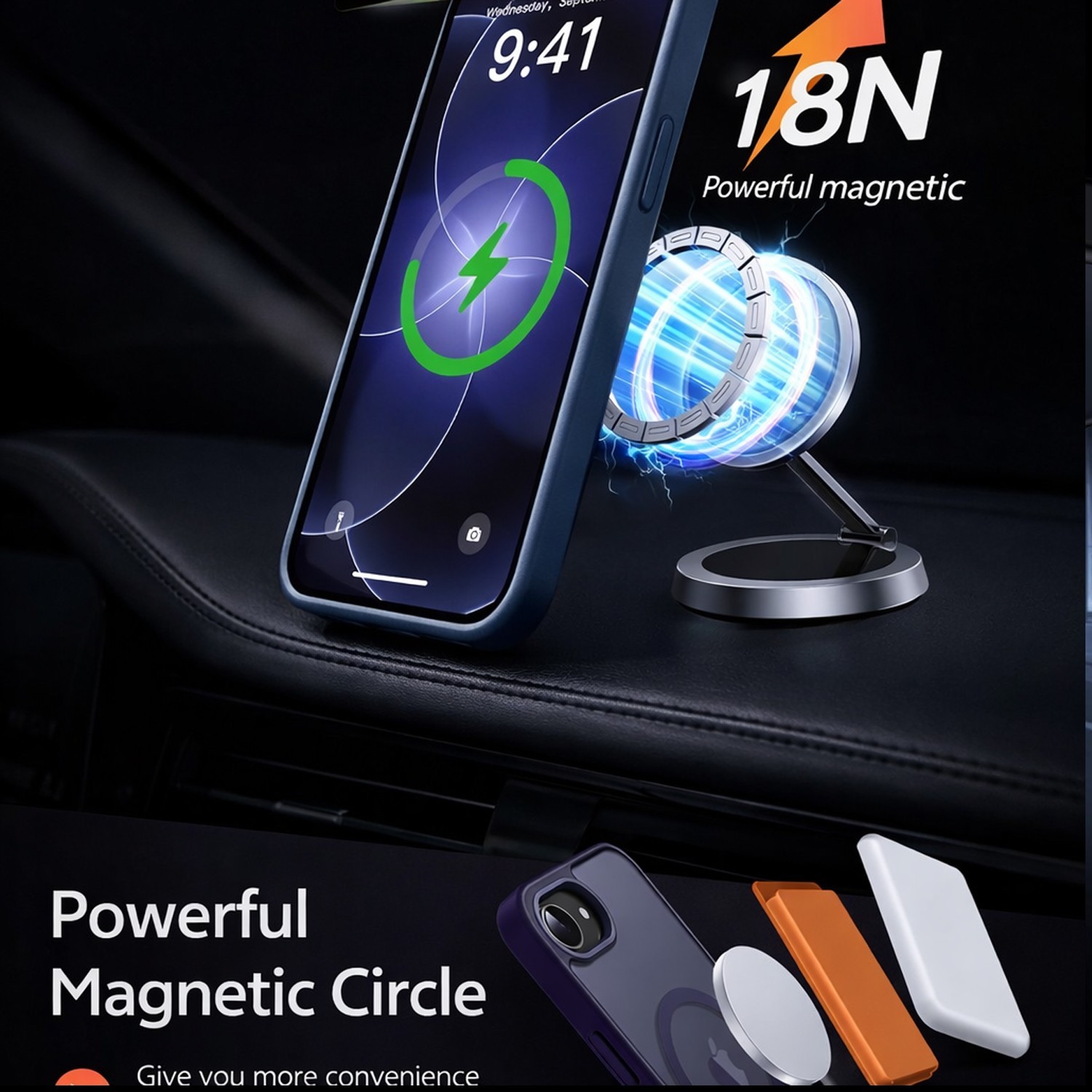 For iPhone 17e Case 16e Phone Cover Magnetic Shockproof Frost + Tempered Glass