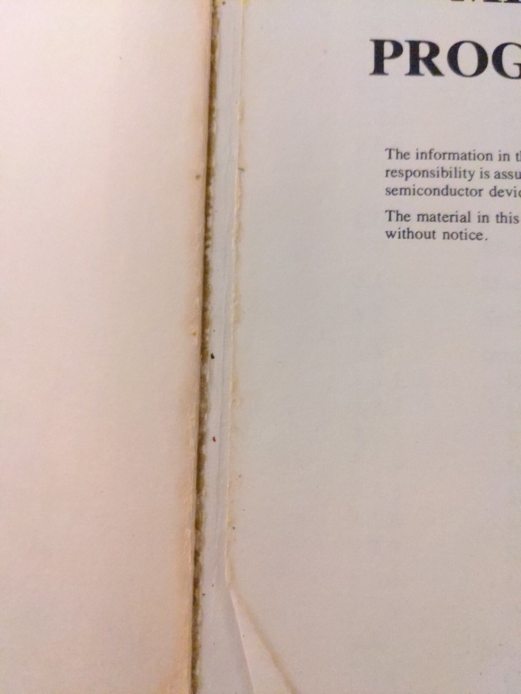 Motorola Microprocessor Course M6800 Manual