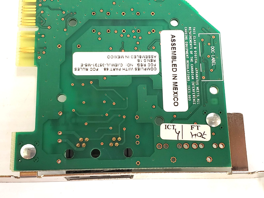 US Robotics 56K PCI Dialup Modem Windows V.90 V.92 5699B Box Documents Software