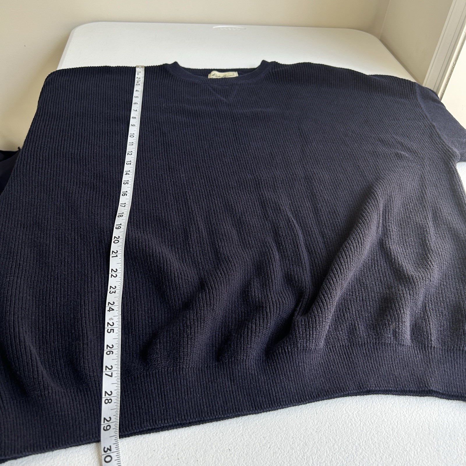 Vintage 90s Fisherman Sweater Mens XXXL Tall Ribbed Chunky Preppy Grunge Indie