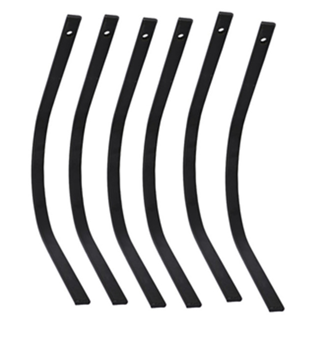 Set of 6 Landscape Rock Rake Spring Tines 1 Bolt Hole 10454