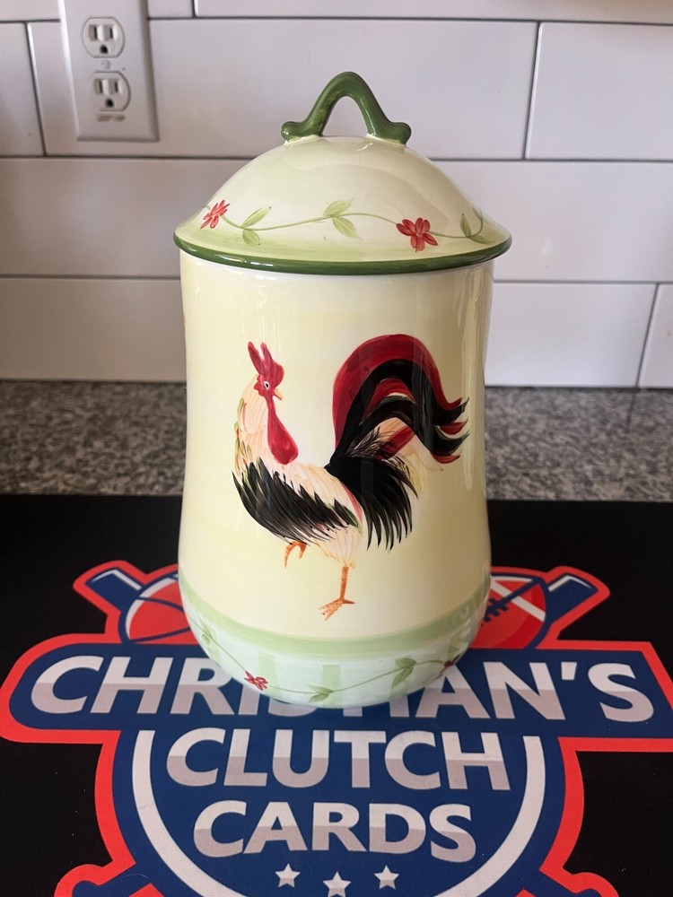 Pfaltzgraff Rooster Daybrook Medium Ceramic Canister