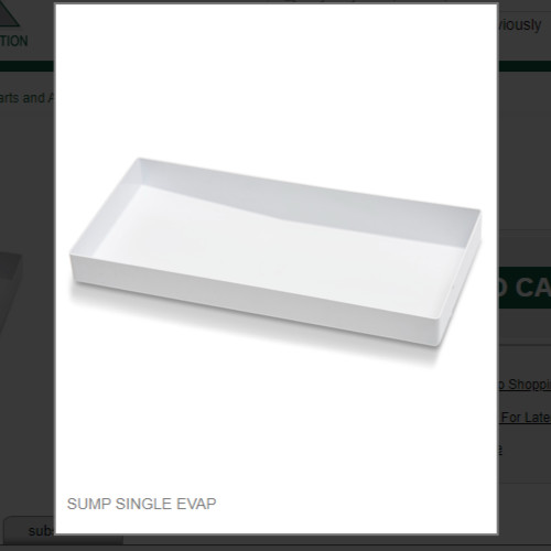 SUMP SINGLE EVAP #9051737-01