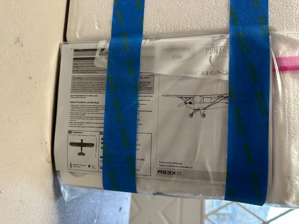 E-flite UMX J-3 Cub BNF Basic with AS3X - EFLU3450