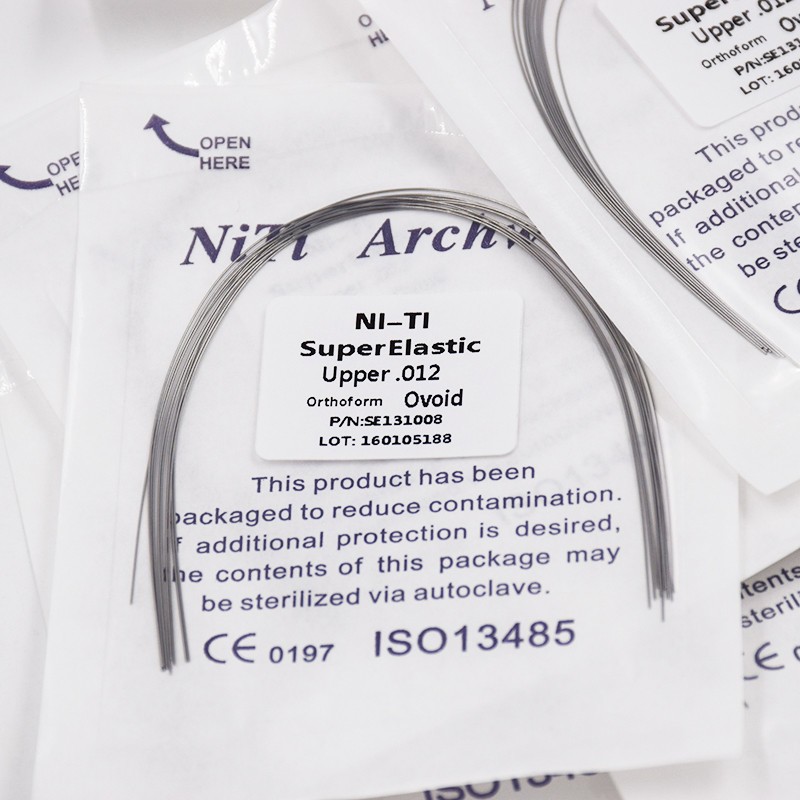 Dental Orthodontic Arch Wire NITI Super Elastic Round Rectangular Upper Lower
