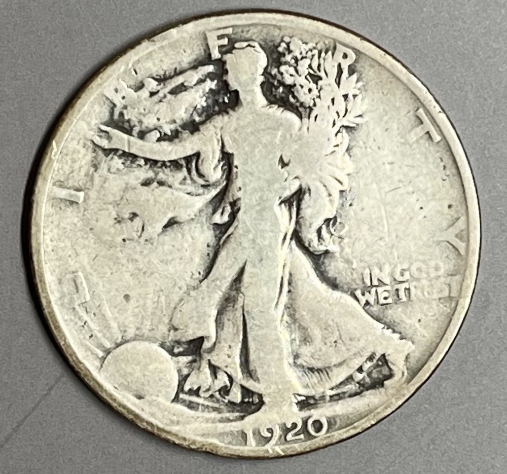1920 Walking Liberty half dollar 90% Silver
